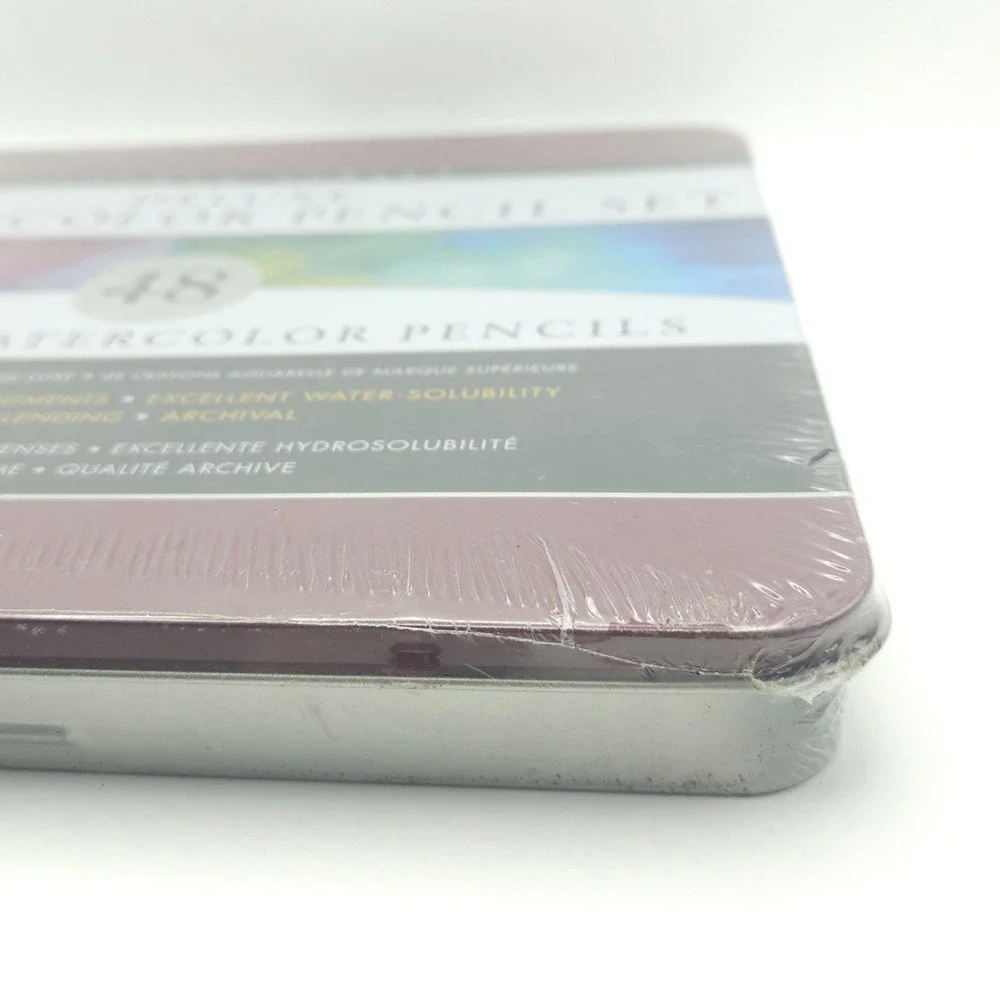 Studio Series Deluxe Watercolor Pencil Set 48 Count Premium Artist Quality Tin
